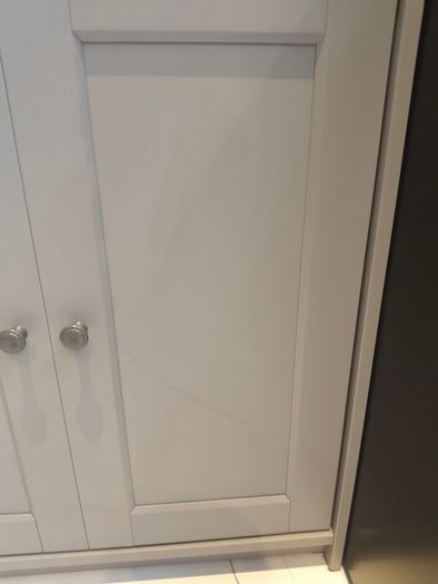 IKEA HAUGA grey high cabinet