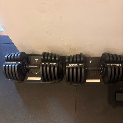 HIT adjustable dumbbells to 40kg