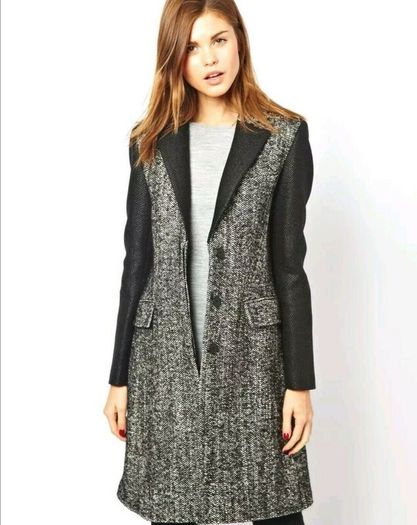 Karen Millen Wool Blend Winter Coat
