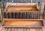 Hanging animal  feeder trough / garden planter