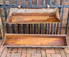 Hanging animal  feeder trough / garden planter