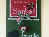 I Believe - Countdown to Christmas Sign