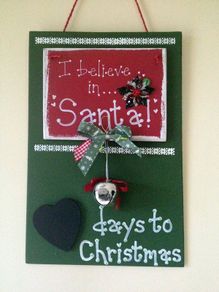 I Believe - Countdown to Christmas Sign