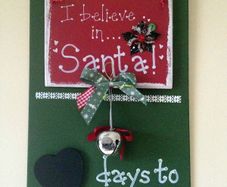 I Believe - Countdown to Christmas Sign