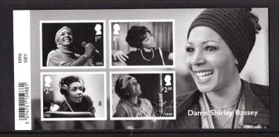 2023 Great Britain Dame Shirley Bassey Commemorative Stamps Miniature Sheet Mint Never Hinged (MNH)