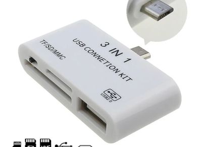 Otg Micro Sd Memory Card Reader Usb For Android Samsung Galaxy S7 S6 Edge S4 Htc
