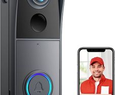 Wireless WiFi Video Doorbell Camera, 1080P HD Smart Video Door bell with Camera Battery Operated PIR Motion Detection Night Vision 2-Way Audio Support SD Card (FREE SHIPPING)