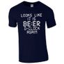 BEER Again O'clock Funny TOP digital T-Shirt great for stag partys Image 3