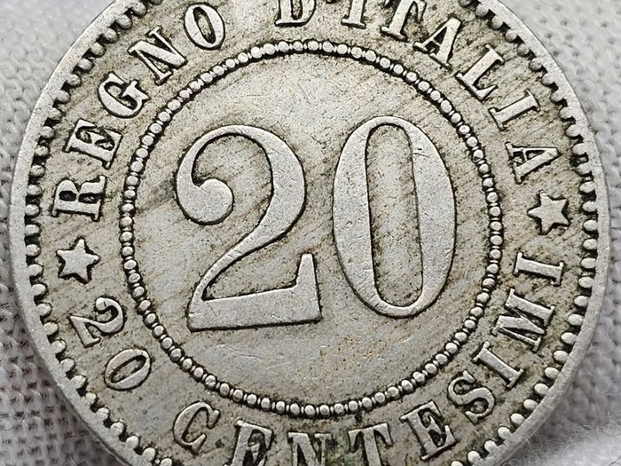 Italy 1894 20 Centesimi