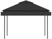 Gazebo with Double Extending Roofs 3x3x2.75 m Anthracite