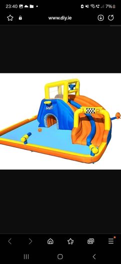 Bestway H2OGO Multicolour Rectangular Large Super speedway PVC Water park