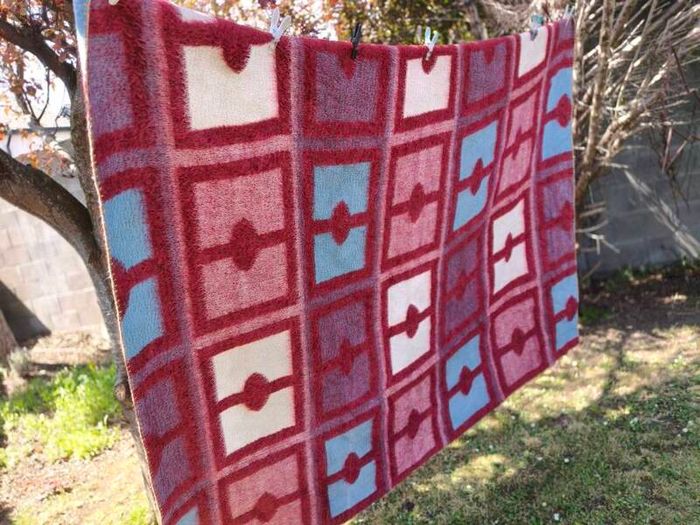 Vintage Dutch Wool Blanket