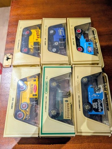 Vintage Matchbox "Models of Yesteryear" - Boxed Set (6)