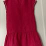 Cherry Red Linen Dress Image 2