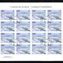 1999 Ireland Civil Aviation (Commercial Aviation)  Commemorative Stamp Sheetlet Plate 1A1A1A1A Fine CDS Used with Dublin cancel of 9th September 1999 (First day of issue) Image 5