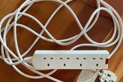 4-way extension lead with 5m cable