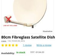 Satellite Fibreglass 80cm Dish
