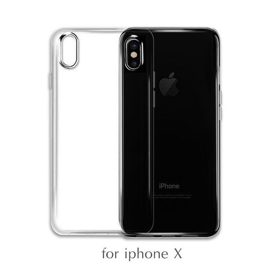 Clear Silicone iPhone Back Case  6/6S/XR/X/XS/XSMax/7/6SP