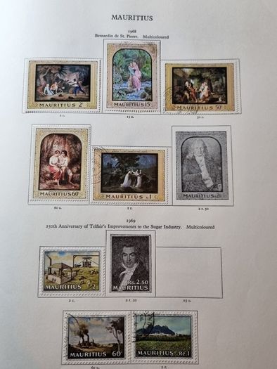 MAURITIUS album with stamps