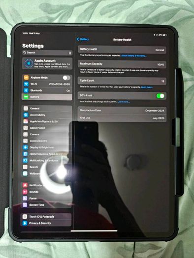 iPad Air 13-inch M2 | Blue | 100% Batt Health