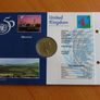 Rare United Nations Peace 1995 2 Pounds BUNC coincard Image 3