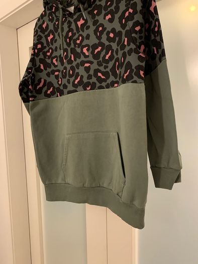 Next Khaki Green & Pink Womens Hoodie