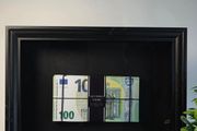 Gift 3D money frame art decor