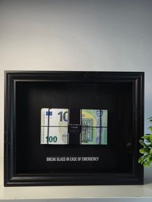 Gift 3D money frame art decor