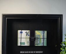 Gift 3D money frame art decor