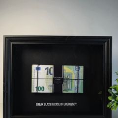 Gift 3D money frame art decor