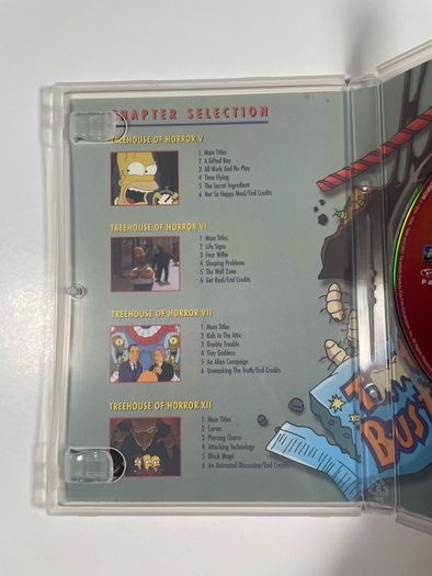 The Simpsons treehouse of horror dvd