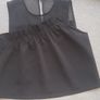 Zara ladies size xs / uk8 black top Image 2