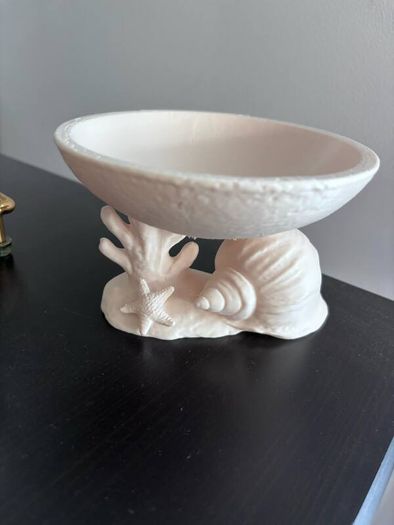 Coastal Vanity Bowl  Sculptural Decorative Bowl