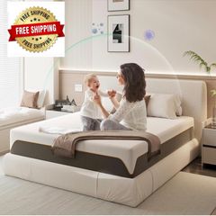 Memory Foam Mattress, 5FT King Mattress, Medium, 150x200x20cm King size memory foam mattress with Soft Skin-friendly Durable, Sleep Cooler and Back Pain Relief, Washable Cover