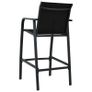 Garden Bar Chairs 4 pcs Grey Textilene Image 3