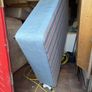Double Bed Base 120cm x 190cm - Upholstered with Wheels - Good Condition Image 2