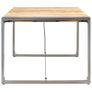Dining Table 200x100x75 cm Solid Rough Mango Wood Image 3