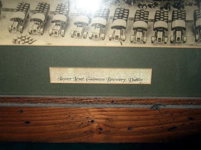 Vintage Framed Guinness Brewery Print Lower Level