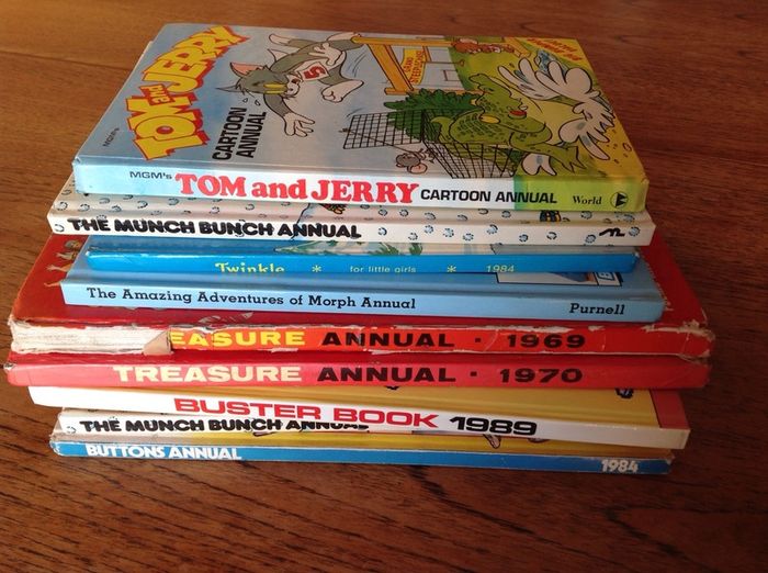 Vintage Christmas Annual Books for Children