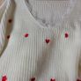 Shein Small Heart & Flower Jumper.    S. 1X - 18.  New-  Tag. Image 4