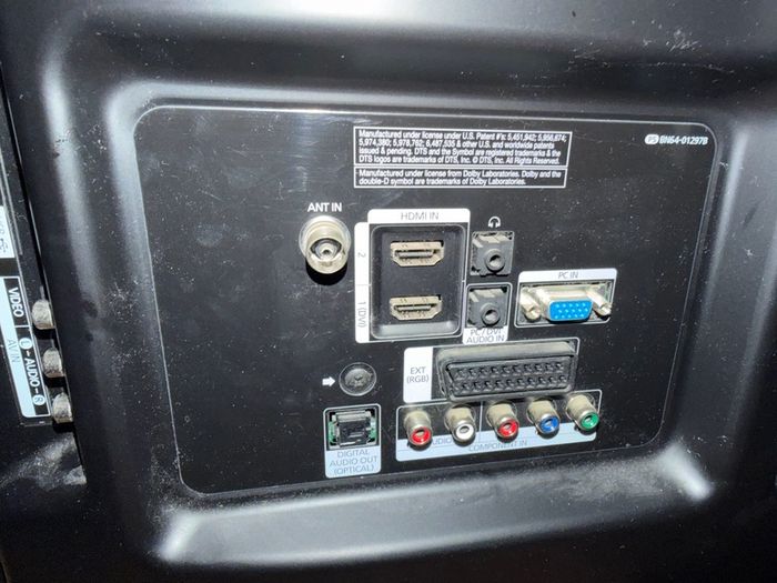 samsung tv 40" (broken - backlight)