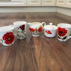 A Collection of Poppy Themed Ceramics