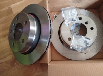 276mm FERODO Pair Rear Brake Discs BMW E36 E46