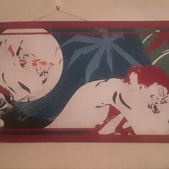 Large pop art paiting