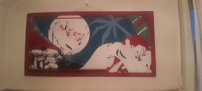 Large pop art paiting