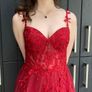 Debs Or Ty Ball Dress and beautiful mid heel silver shoes Image 6