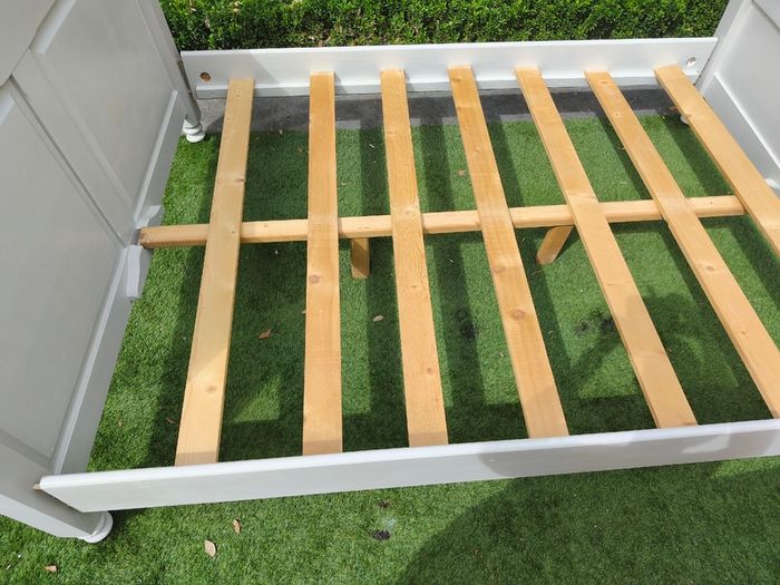 Wooden bed frame