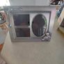 Baby Photo Frame 8" x 6" Heavy Pewter Silver Tone Room For 3 Photos Bear Blocks Image 7