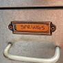 steel set of vintage drawers Image 5