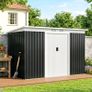 Brand New Black Shed 9ft x4ft Image 2